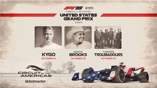 KYGO, Garth Brooks, and Turnpike Troubadours Headline the 2025 US Grand Prix Weekend Sound Stage (Formula 1)