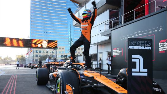 Piastri edges out Leclerc for dramatic Azerbaijan GP win amid late-race chaos (Formula 1)