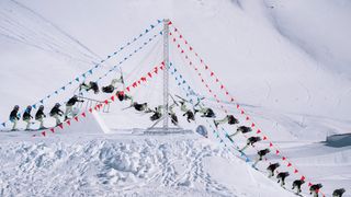 Circus Meets Skiing as Fabian Bösch’s 'Circus Bösch' Thrills in the Heart of the Swiss Alps (Skiing). Photo by Courtesy Red Bull Content Pool