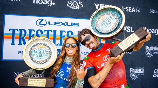 Bettylou Sakura Johnson and Yago Dora Triumph at Lexus Trestles Pro 2025 (World Surf League)