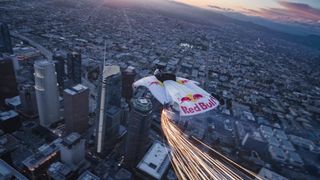 Skydiving under the Supermoon in true Red Bull fashion (The Latest)