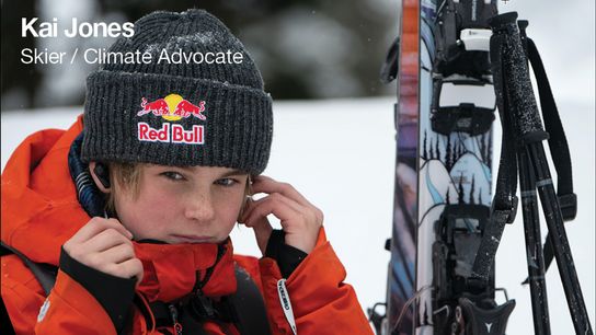 Freeskier Kai Jones along with others fights climate change with Skullcandy (The Latest)