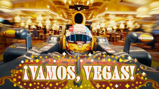 F1 Car on a Las Vegas Roof? ¡Vamos, Vegas! (Formula 1)