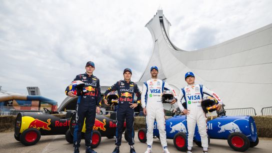 Red Bull Drivers Race Soapboxes Ahead of Canada GP (Formula 1)