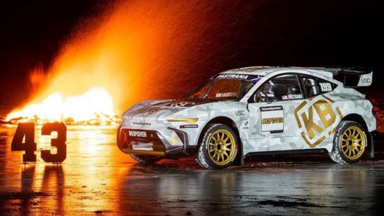 Travis Pastrana's Rallycross Car Gets Ken Block Tribute Livery (Rally Racing)