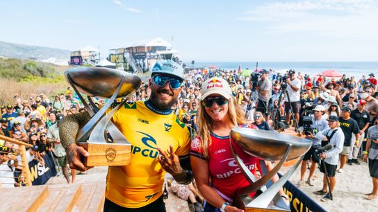 Caroline Marks and Filipe Toledo Win 2023 World Titles at Rip Curl WSL Finals (The Latest)