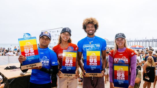 Winners Crowned at Wallex US Open of Surfing Presented by Pacifico and Huntington Beach Longboard Classic (Surfing)
