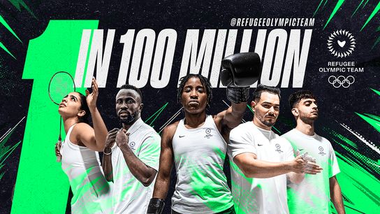 "1 in 100 Million" Campaign Shines Spotlight on Refugee Olympic Team Ahead of Paris 2024 Olympics (Olympics)